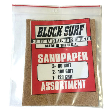 BLOCK SURF - SAND PAPER ASSORTMENT