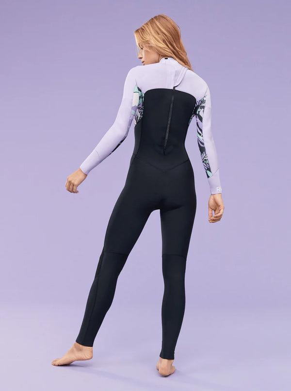 3/2mm Swell Series Back Zip Wetsuit - ANTHRACITE SPLASH YW