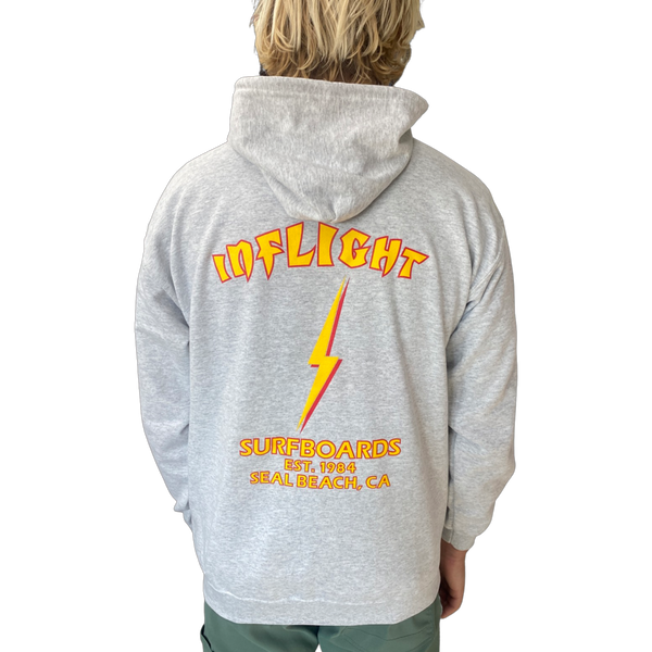 BOLT HOODIE - LIGHT HEATHER GREY