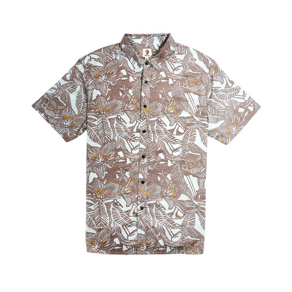 Instinct Durban Short Sleeve Button Up Shirt - Seafoam