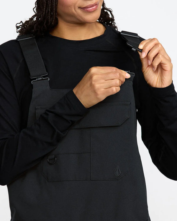 Women's Creston 3D Stretch Bib Overall - Black