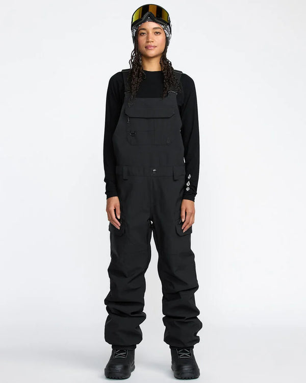 Women's Creston 3D Stretch Bib Overall - Black