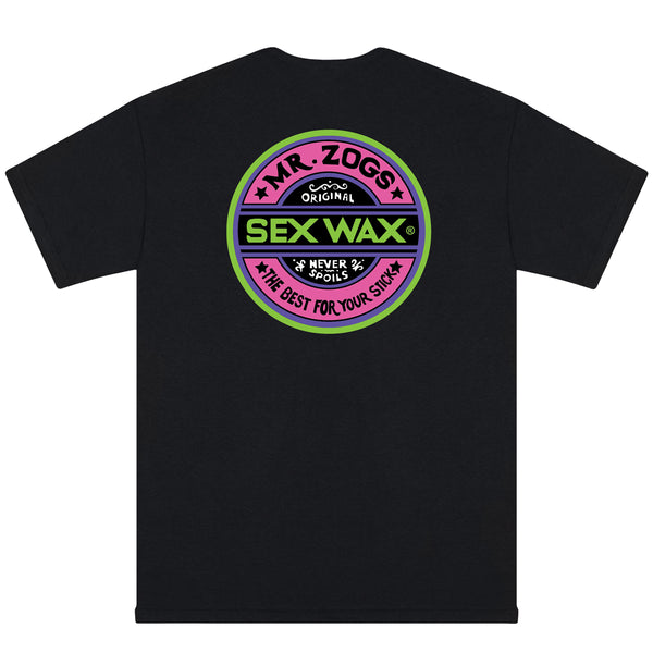 SEXWAX FLUORO TEE - BLACK