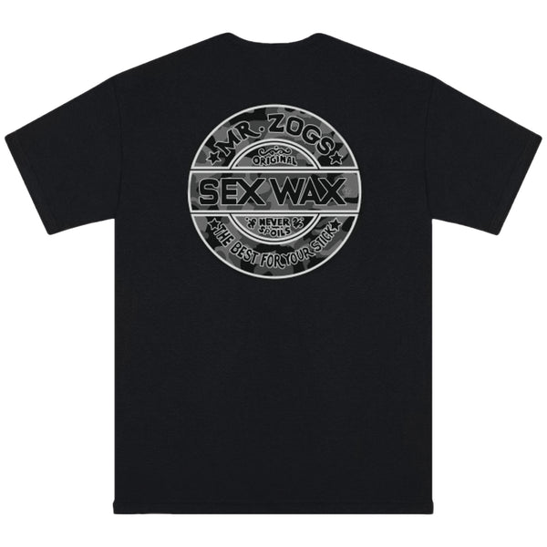 SEXWAX CAMO TEE - BLACK