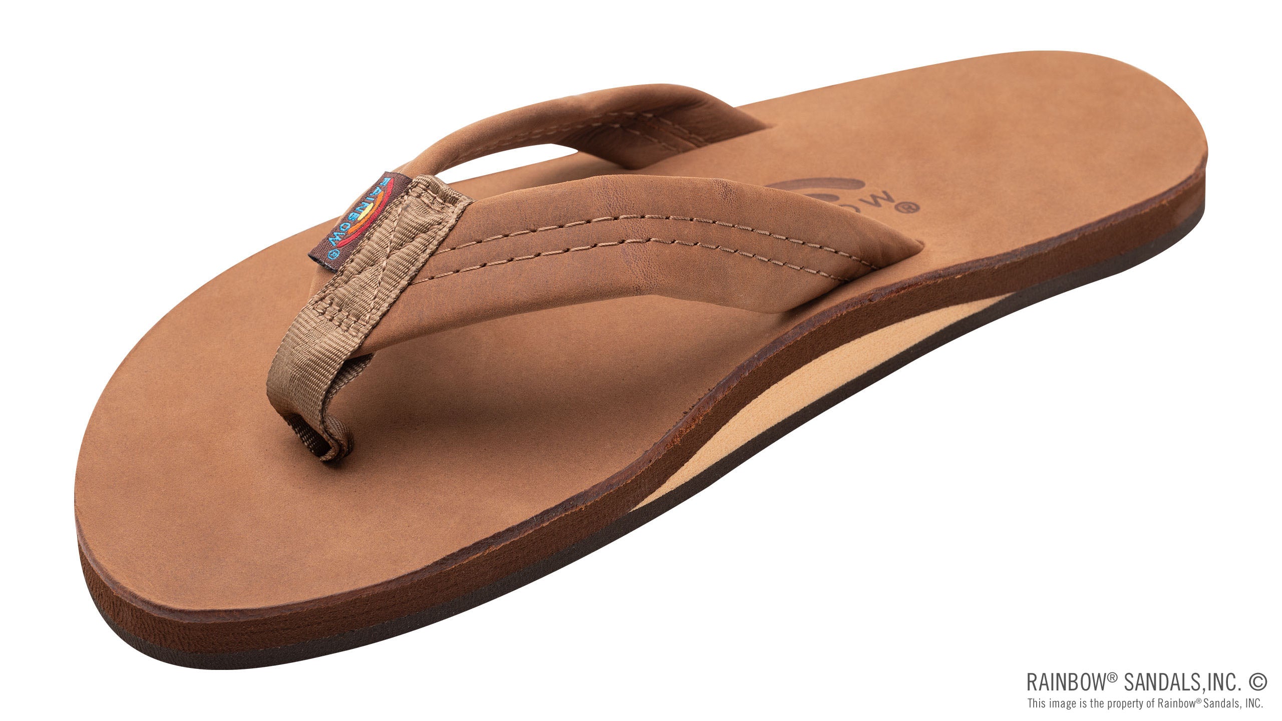 Mens Single Layer Premier Leather with Arch Support
