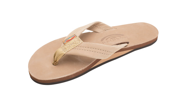 Womens Single Layer Arch Support Premier Leather with 1" Strap