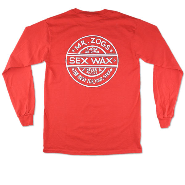 SEXWAX STAR: MEN'S LONG SLEEVE - RED