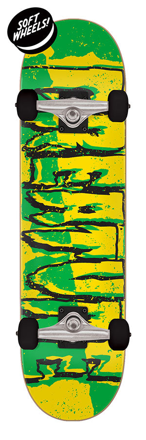 7.50in x 28.25in Ripped Logo Micro Creature Skateboard Complete