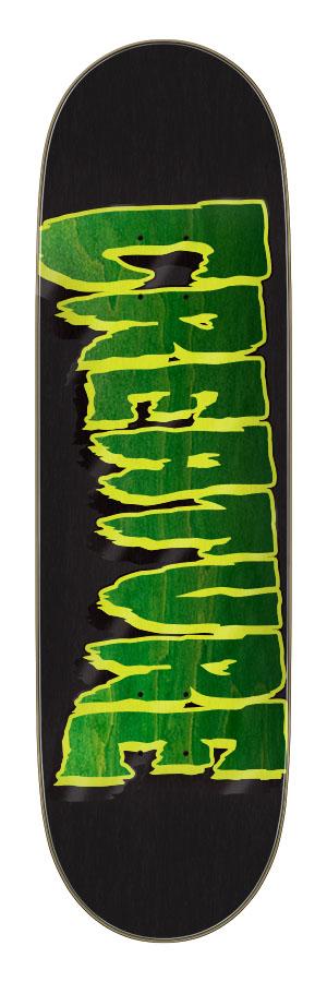 9.00in x 32.15in Logo Outline Stumps Creature Skateboard Deck