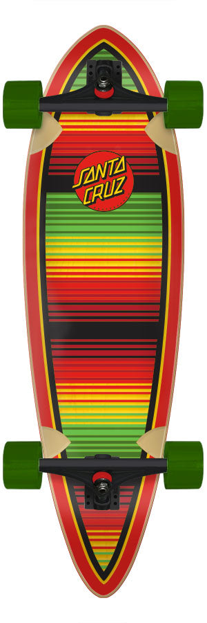 Serape Dot Pintail Santa Cruz Cruiser Skateboard