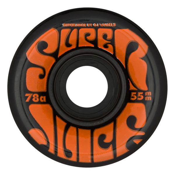 55mm Mini Super Juice Black 78a Skateboard Wheels OJ