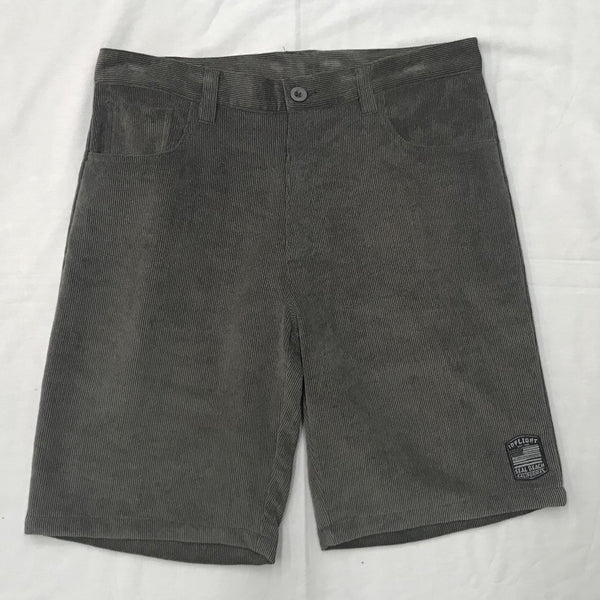 Corduroy Shorts - Gray
