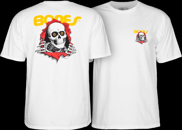 Powell Peralta Ripper YOUTH T-shirt - White