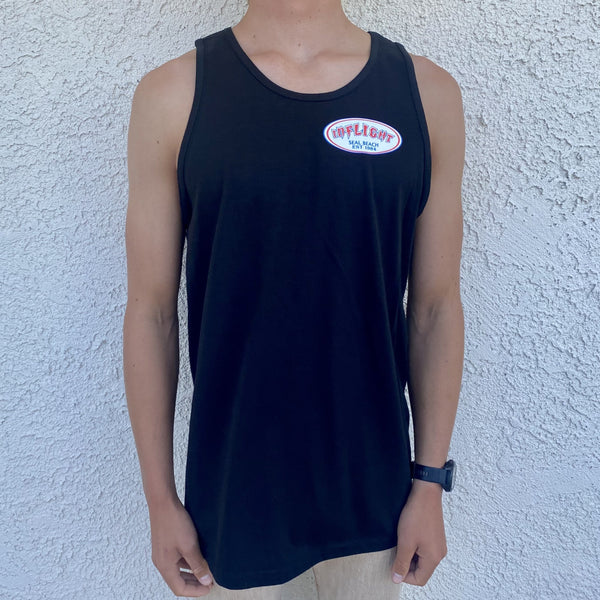 American Oval Tank - Black
