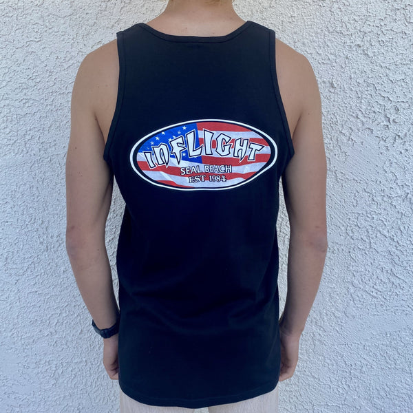 American Oval Tank - Black