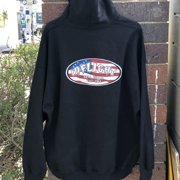 American Oval Hoodie - Black
