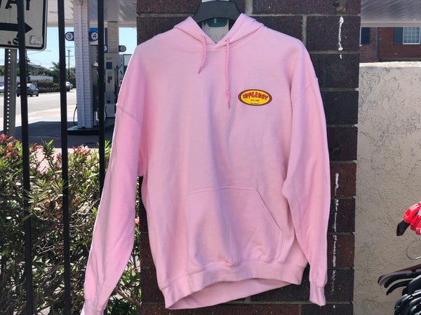 CLASSIC OVAL HOODIE - PINK