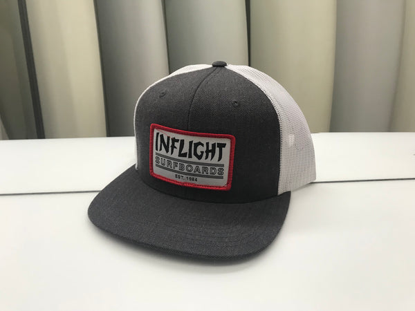 Patched Trucker - Grey/White