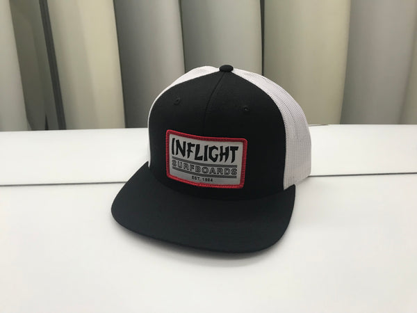 Patched Trucker - Black/White