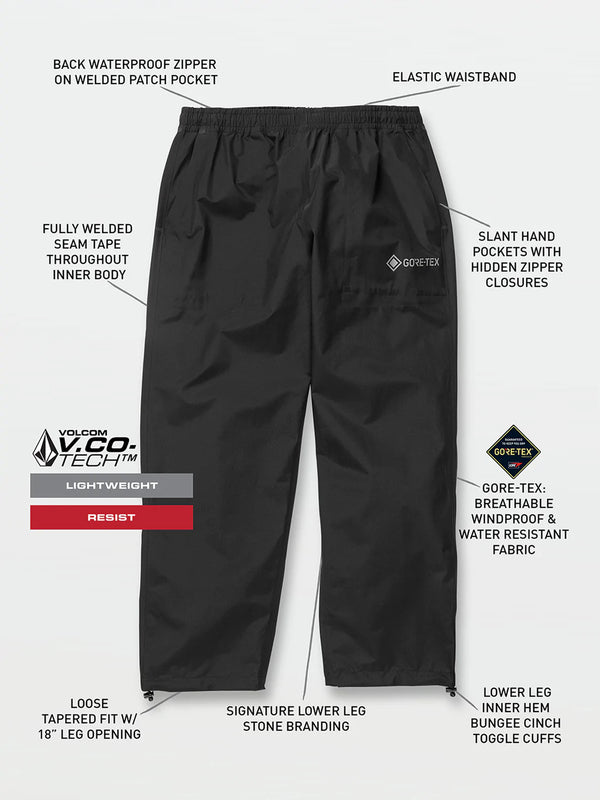 OUTER SPACED GORE-TEX PANTS - BLACK
