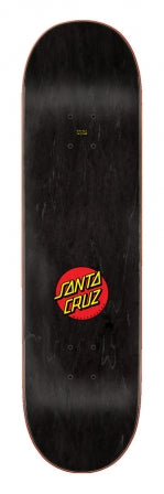 8.5in x 32.2in Classic Dot Santa Cruz Skateboard Deck