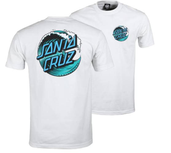 WAVE DOT TEE - WHITE