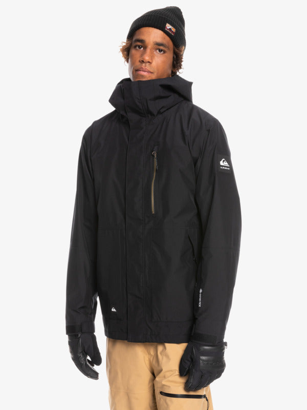 Mission GORE-TEX® Snow Jacket - True Black – Inflight Surf Shop