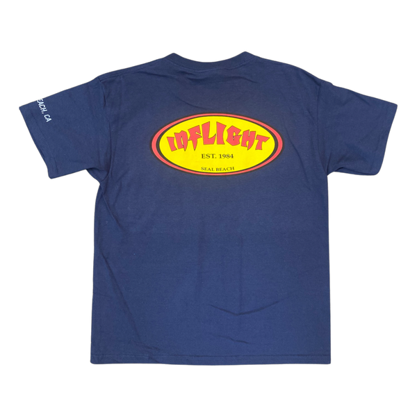 Youth Classic Oval Tee - Navy