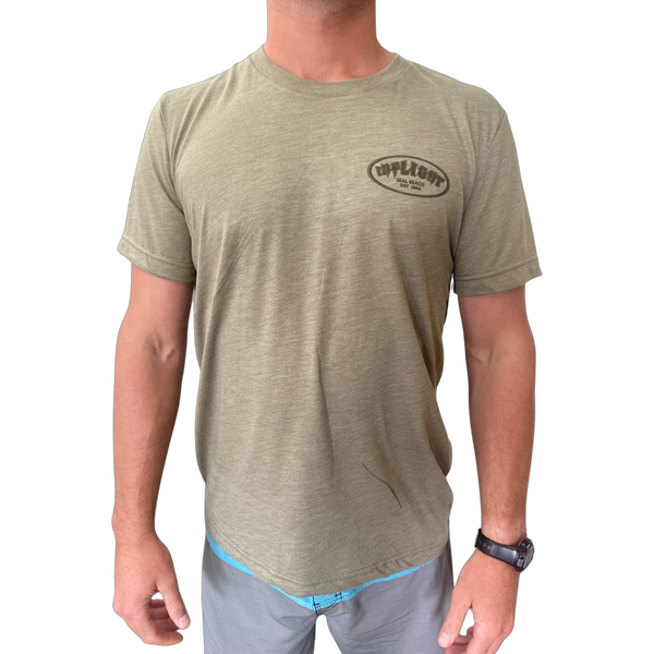 Pin Line Tee - Olive