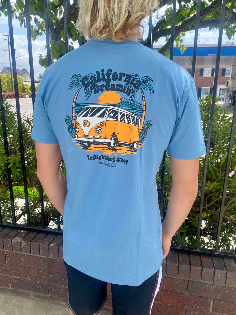 DREAMIN' TEE - CAROLINA BLUE – Inflight Surf Shop