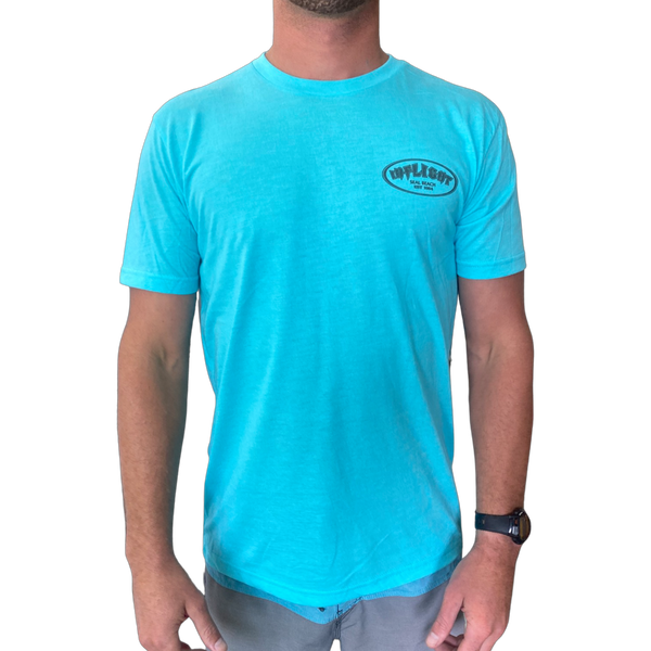 Pin Line Tee - Ice Blue