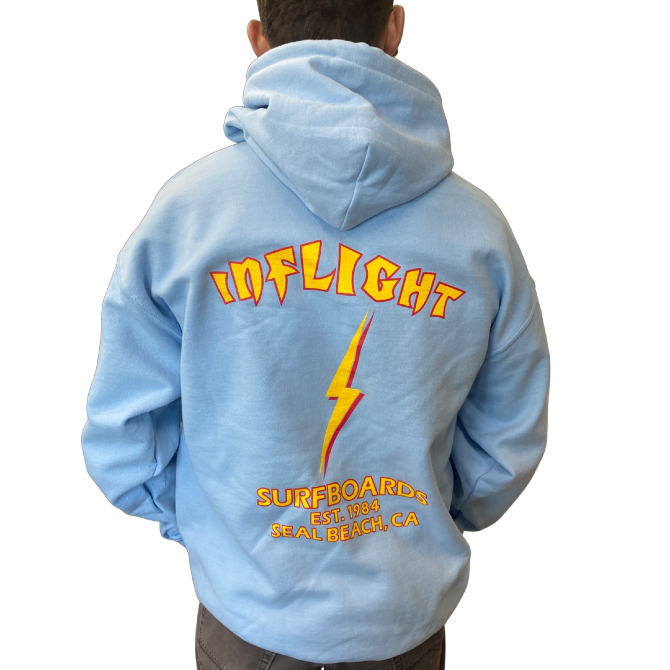 Powder blue bolts hoodie shop