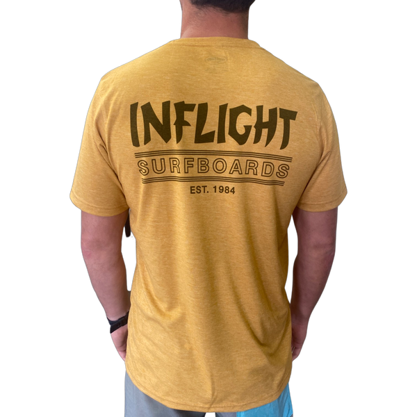 Surfboards Tee - Antique Gold